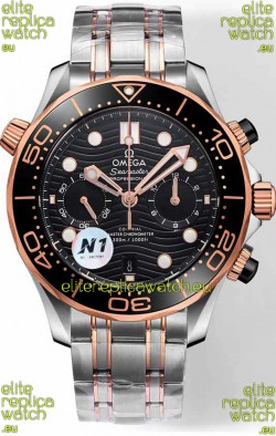 Omega Seamaster Co-Axial Master Chronograph Two Tone Steel Strap 44MM 1:1 Mirror Replica