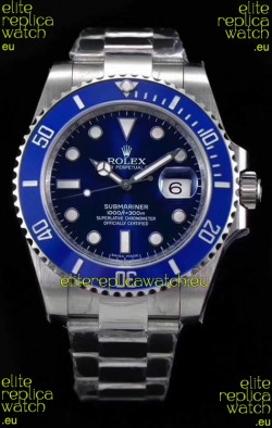 Rolex Submariner Japanese Replica Watch - Ceramic Bezel in Blue Dial/Bezel