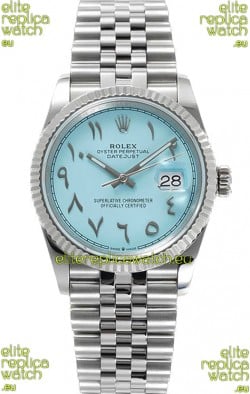 Rolex Datejust M126234 36MM ETA3235 Tiffany Blue Dial - 904L Steel Casing 