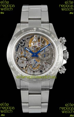 Rolex Daytona Super Clone "Artisans De Genève - Glacier" Edition Stainless Steel Watch 