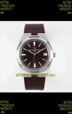 Vacheron Constantin Overseas 1:1 Mirror Swiss Replica Watch in Brown Strap