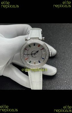 Franck Muller Double Mystery Swiss Quartz Watch in Steel Casing