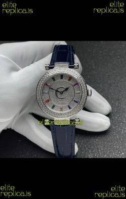 Franck Muller Double Mystery Swiss Quartz Watch in Steel Casing
