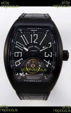Franck Muller V45 Tourbillon Black DLC Super Clone Watch 