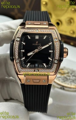 Hublot Spirit of Big Bang Rose Gold Black Dial 39MM Super Clone Watch 