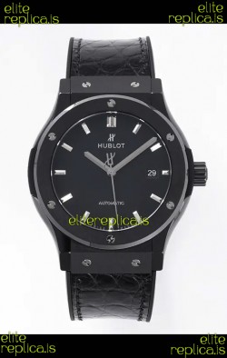 Hublot Classic Fusion Ceramic Casing Black Dial Super Clone Watch 42MM