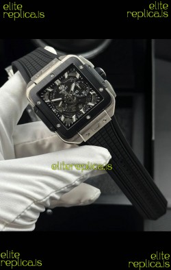 Hublot Square Bang Unico Titanium Case Super Clone Watch 