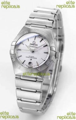 Omega Constellation 29MM Stainless Steel White Dial Automatic Super Clone Watch 