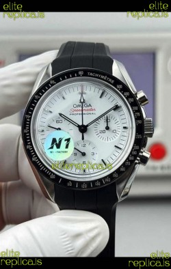 Omega Speedmaster Moonwatch Chronograph White Dial Super Clone Watch 