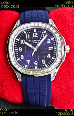 Patek Philippe Aquanaut 5167 Stainless Steel Blue Dial 38.5MM Watch