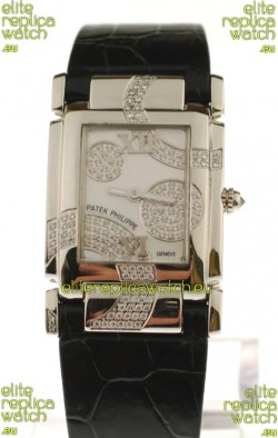 Patek Philippe Twenty Four Swiss Replica Watch in White Dial