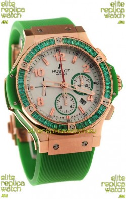 Hublot Gold Big Bang Tutti Frutti Apple Swiss Replica Watch