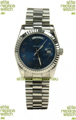 Rolex Day Date-Silver Swiss Replica Watch