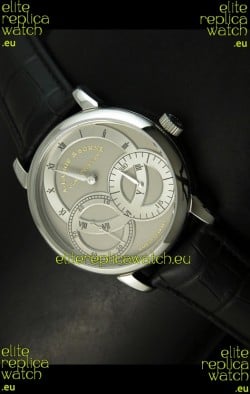 Alange Sohne Dual Sub Dials Japanese Watch Black Strap