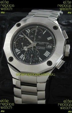 Baume & Mercier Riveria Swiss Watch in Black Dial