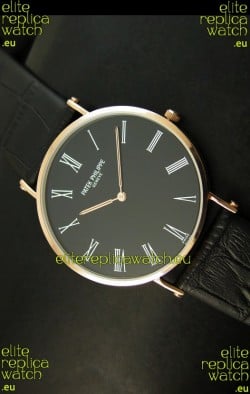 Patek Philippe Calatrava Ulta-Thin Japanese Replica Watch - 4MM Thick