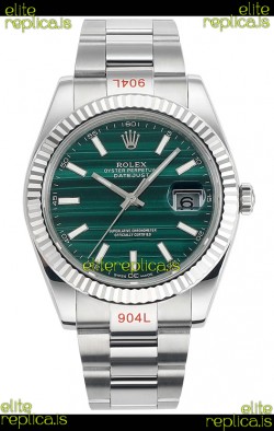 Rolex Datejust Cal.3235 Movement Green Striped Dial 41MM Super Clone Watch 