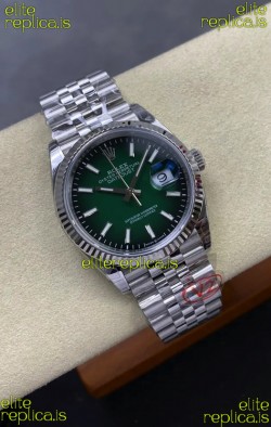 Rolex Datejust 126234 Ombre Green Dial 36MM Jubilee FREE SPRUNG MVMT Super Clone Watch