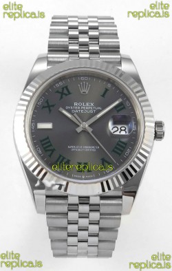 Datejust Super Clone 126334 Wimbledon 41MM FREE SPRUNG MVMNT 3235 Watch 