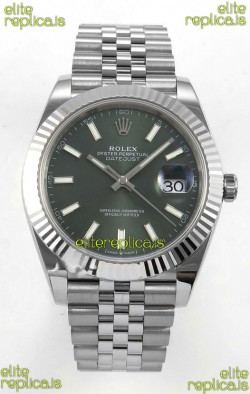 Datejust Super Clone 126334 Green Dial 41MM FREE SPRUNG MVMNT 3235 Watch 