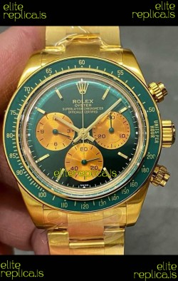 Rolex Daytona 116508 Artisans de Geneve "Honey Green Challenge" Swiss Replica Watch 
