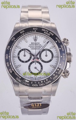 Rolex Daytona 126500 White Dial Stick Markers FREE SPRUNG MVMT Super Clone Watch 