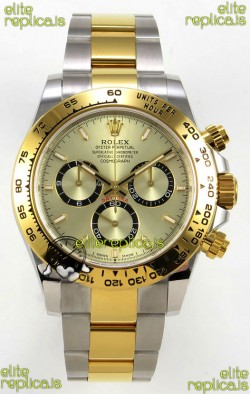 Rolex Daytona 126503 Two Tone Gold Dial FREE SPRUNG MVMT Super Clone Watch 