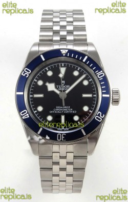 Tudor Black Bay 41 Black Dial Blue Bezel Jubilee Super Clone Watch 
