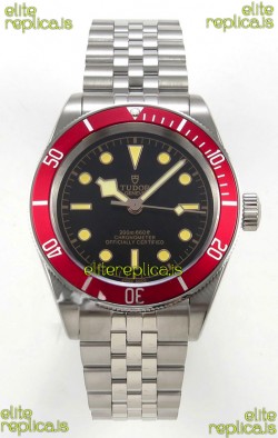 Tudor Black Bay 41 Black Dial Red Bezel Jubilee Super Clone Watch 