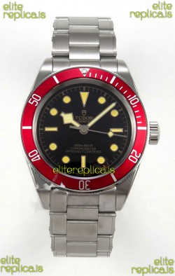 Tudor Black Bay 41 Black Dial Red Bezel Oyster Super Clone Watch 
