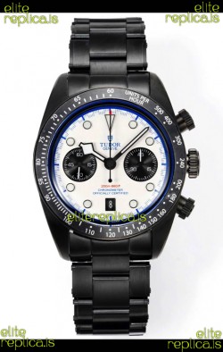 Tudor Heritage Black Bay Chrono White Dial Super Clone Watch 41MM