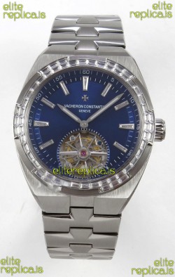 Vacheron Constantin Overseas Tourbillon Stainless Steel Super Clone Watch 